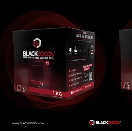 Black Coco’s 1 kg Nargile Kömürü - CUBES26 - Görsel 2