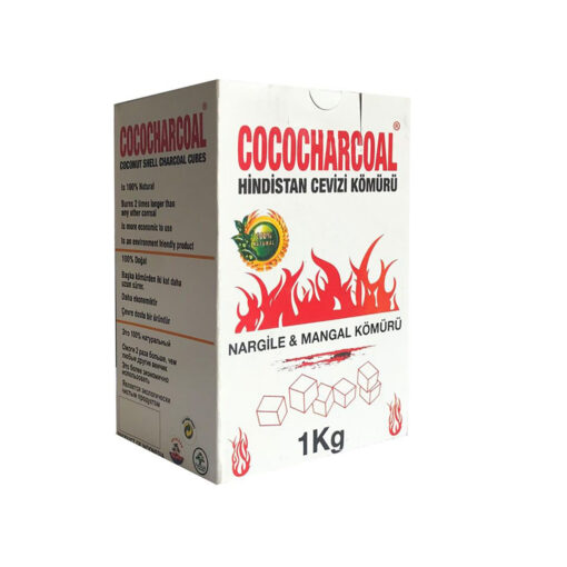 Cococharcoal Beyaz Paket 1 Kg  Nargile Kömürü - Görsel 2